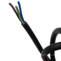 IEC C14 rechtwinkliges Netzkabel H05VV-F Kabel